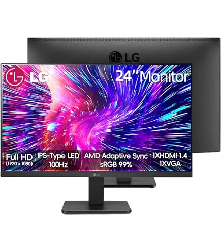 LG 24インチ ブラック モニター 本体 Amazon.com: LG 24 inch FHD (1920 x 1080) IPS Computer Monitor