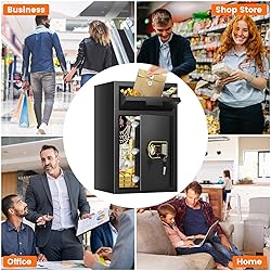 5.8 cu ft Large Fireproof Drop Safe Box for
