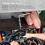 VonHaus 120pc Tool Kit with Carry Case – Hand Tools, Tape Measure, Torch, Hex view 4
