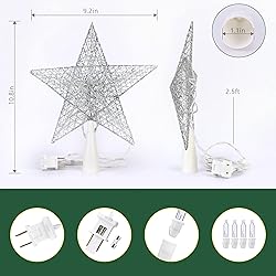 Brizled Silver Christmas Tree