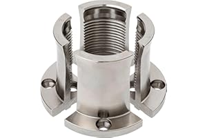 BMTURNING Woodlathe Chuck BMT-J6017 Long Nose Jaws for Woodturning Lathe Chucks, Suitable for Clamping Long workpieces with Serrated inner sides and long spigots, Compatible with Super NOVA 2, G3.