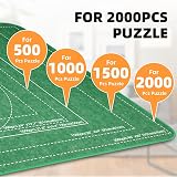 MOZOOSON Folding Puzzle Board 105x80cm for 2000 Piece Jigsaws & Trays view 2