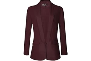 Urban CoCo Women's Office Blazer Jacket Open Front