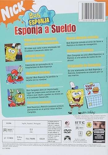 Amazon Com Bob Esponja En Esponja A Sueldo En Dvd Movies Tv