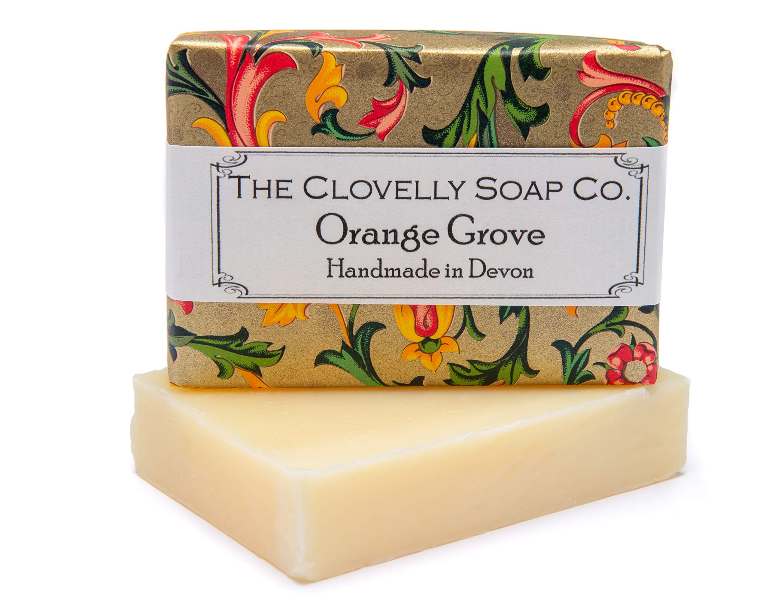 Clovelly Soap Co Natural Handmade Orange Grove Soap Bar for all Skin Types 100g