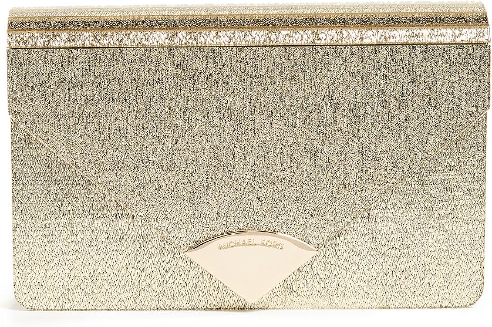 michael kors gold clutch