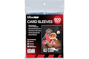 Ultra PRO - Penny Sleeves® Clear Card Sleeves for Standard Size Trading Cards measuring 2.5" x 3.5" (500 count pack)