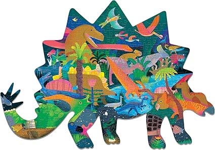 Dinosaurs 300 Piece Shaped Scene Puzzle