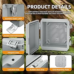 Joinfworld Outdoor Electrical Box Waterproof IP67