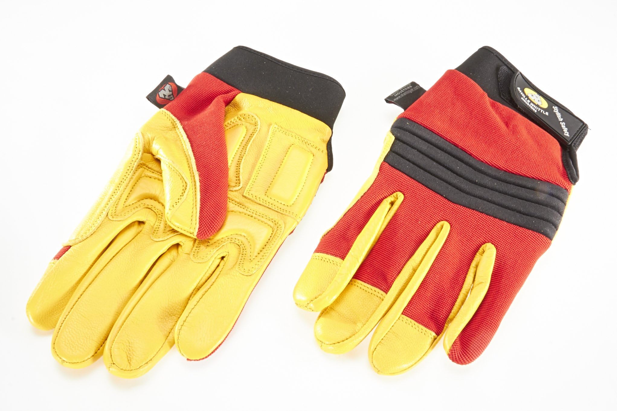 Quality Real Leather Mechanics Gloves/ Anti-Vibration Gloves/Anti Impact Gloves./Gel Padded Gloves.