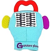 Gummee Glove Baby Teething Mitt Toy Unisex Turquoise Blue