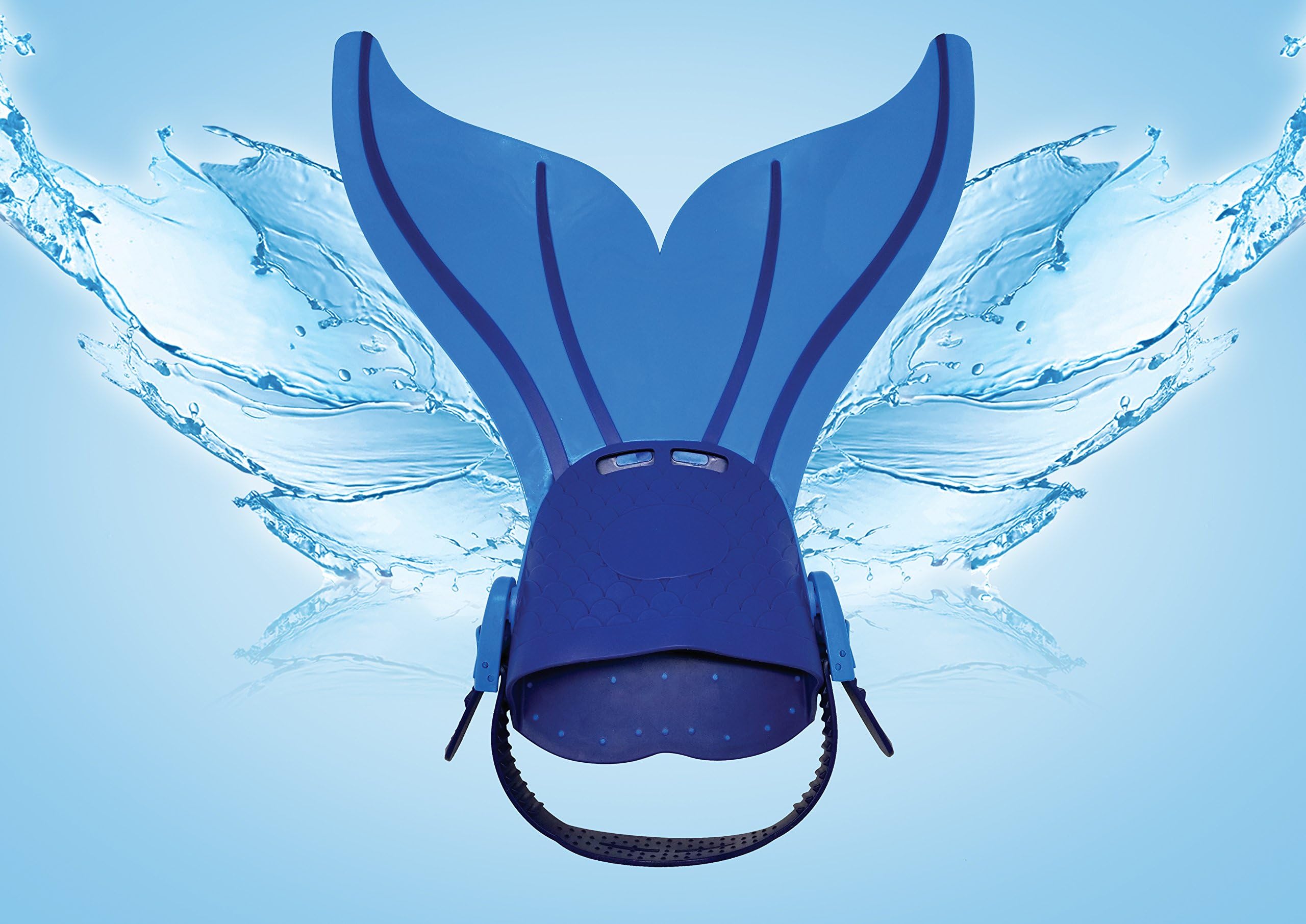 Hiriver Mermaid Monofin Classic, Swim Fin for Kids-blue