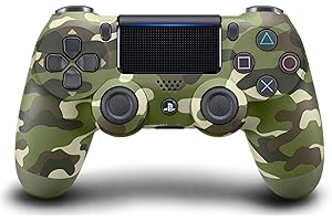 DualShock 4 Wireless Controller for PlayStation 4 - Green Camouflage (Renewed)