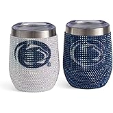 The Memory Company | Licensed NCAA 2-Pack Bling SS Stemless Wine Tumblers