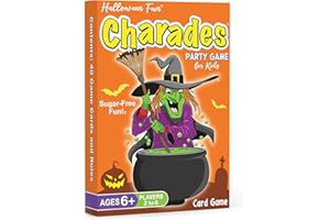 ARIZONA GAMECO Halloween Fun Charades, a Family Party Game for Kids Ages 6 and Up – No Reading Required to Play – Ideal for Spooky Classroom Fun