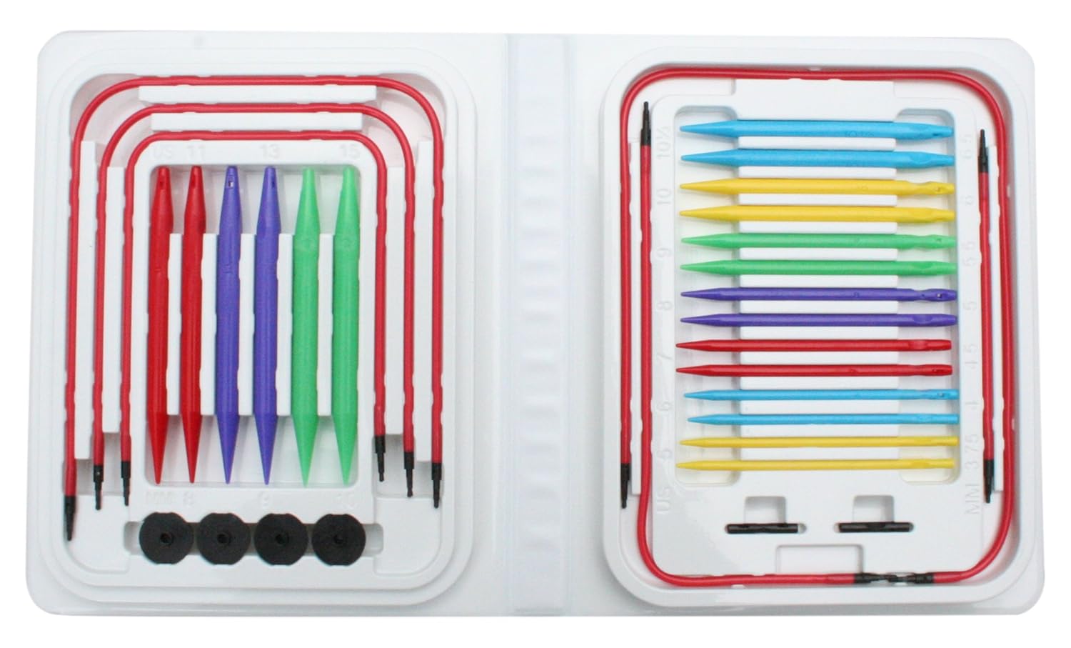 Denise Needles Interchangeable Knitting KitBlue W/Primary Needles