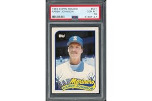 POWERS SPORTS MEMORABILIA Randy Johnson 1989 Topps Traded Baseball Rookie Card RC #57T Graded PSA 10 GEM MINT