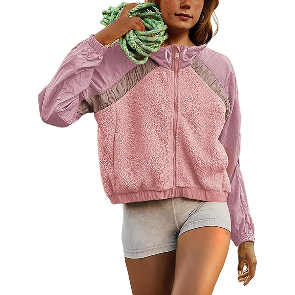 Amazon.com: Aimiray Women's Winter Fleece Jackets Zip Up Oversized