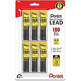 Pentel Super Hi-Polymer Lead Refill 0.9 HB BP 6 Pack (C29BPHB6)