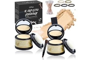 COMDIAN 2 Pack Hairline Powder for Women and Men, Used to Root Touch Up Hair Color, Thinning and Gray Hair Coverage and Bald Spots Coverage, Light Blonde