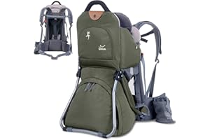 WIPHA Baby Backpack Carrier, Comfort Toddler Carrier Hiking Backpack with Canopy, Adjustable Lightweight Child Carrier