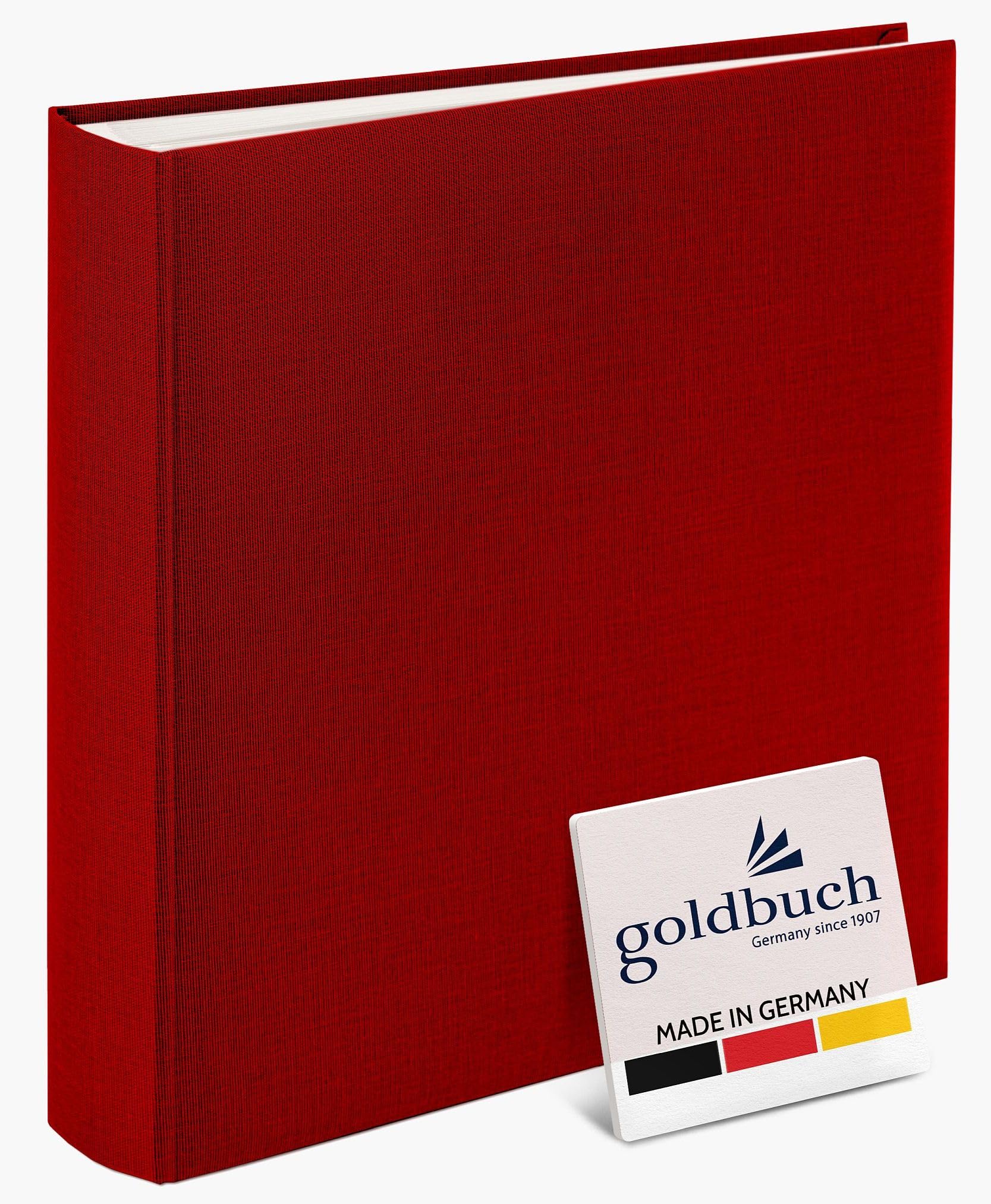 Goldbuch photo album, summertime, 25x25 cm, 60 pages with glassine, red, 30x31 cm