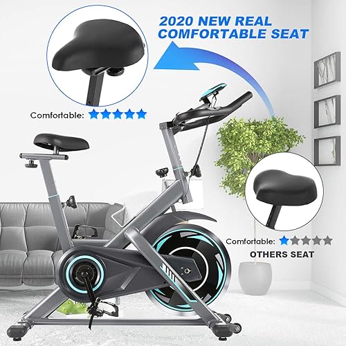 Comfortable Seat Funmily Exercise Bike FUNMILY Indoor Exercise