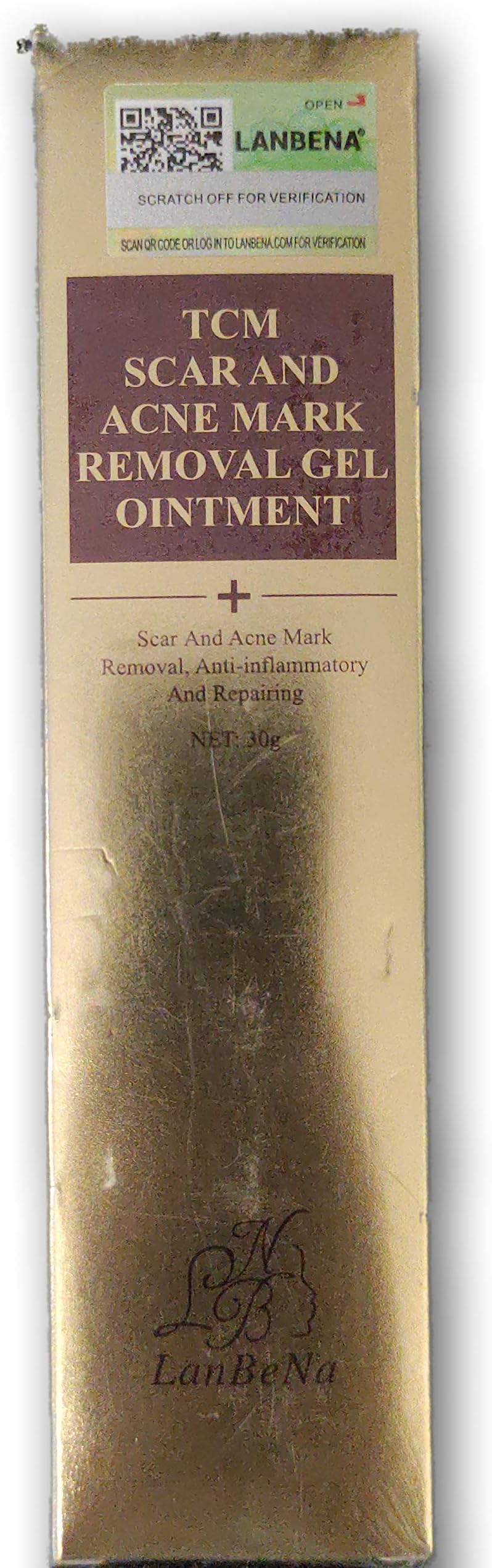 DoComer(TM) 30g TCM SCAR AND ACNE MARK REMOVAL GEL OINTMENT (LanBeNa) Acne Scar Cream TY