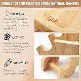 PhysKcal Dumbbells Set of 6 with Bamboo Stand 0.5/1/1.5 kg Home Gym view 3