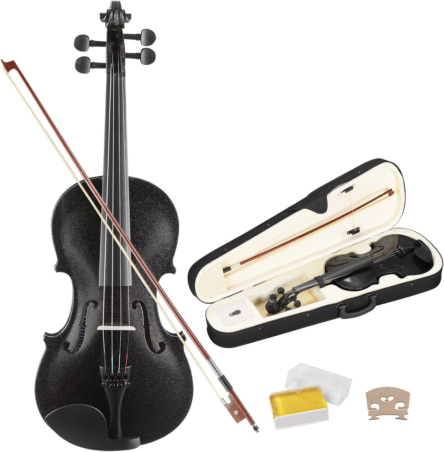 LAGRIMA Acoustic Violin Full Size 4/4 for Adult&Children Beginner