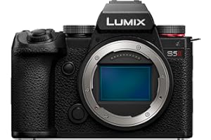 Panasonic LUMIX S5II Mirrorless Camera, 24.2MP Full Frame with Phase Hybrid AF, New Active I.S. Technology, Unlimited 4:2:2 10-bit Recording - DC-S5M2BODY Black