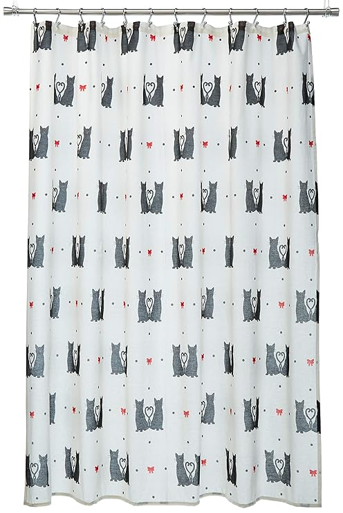 Hipstyle Gigi Cotton Printed Shower Curtain Natural 72x72 Amazon