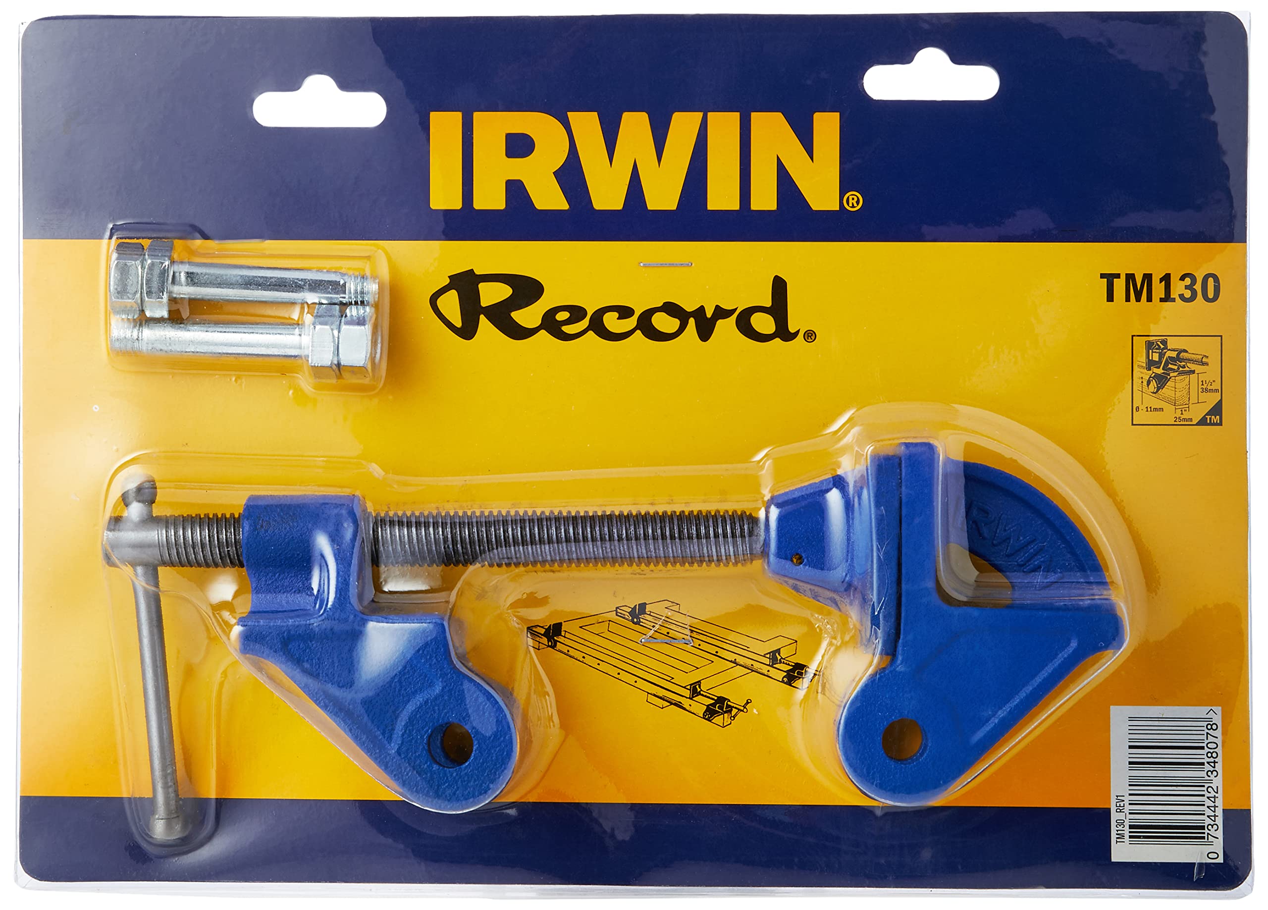 Irwin Record IWTM130 Clamp Heads, Black ,22.0 cm*6.0 cm*31.0 cm