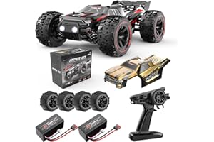 HYPER GO H14BM V3 1/14 Brushless RC Cars for Adults Fast 50 mph, RC Trucks 4X4 Offroad Waterproof, Electric Powered High Speed RC Car, Fast Extreme RC Truggy with 3S Battery for Snow Sand