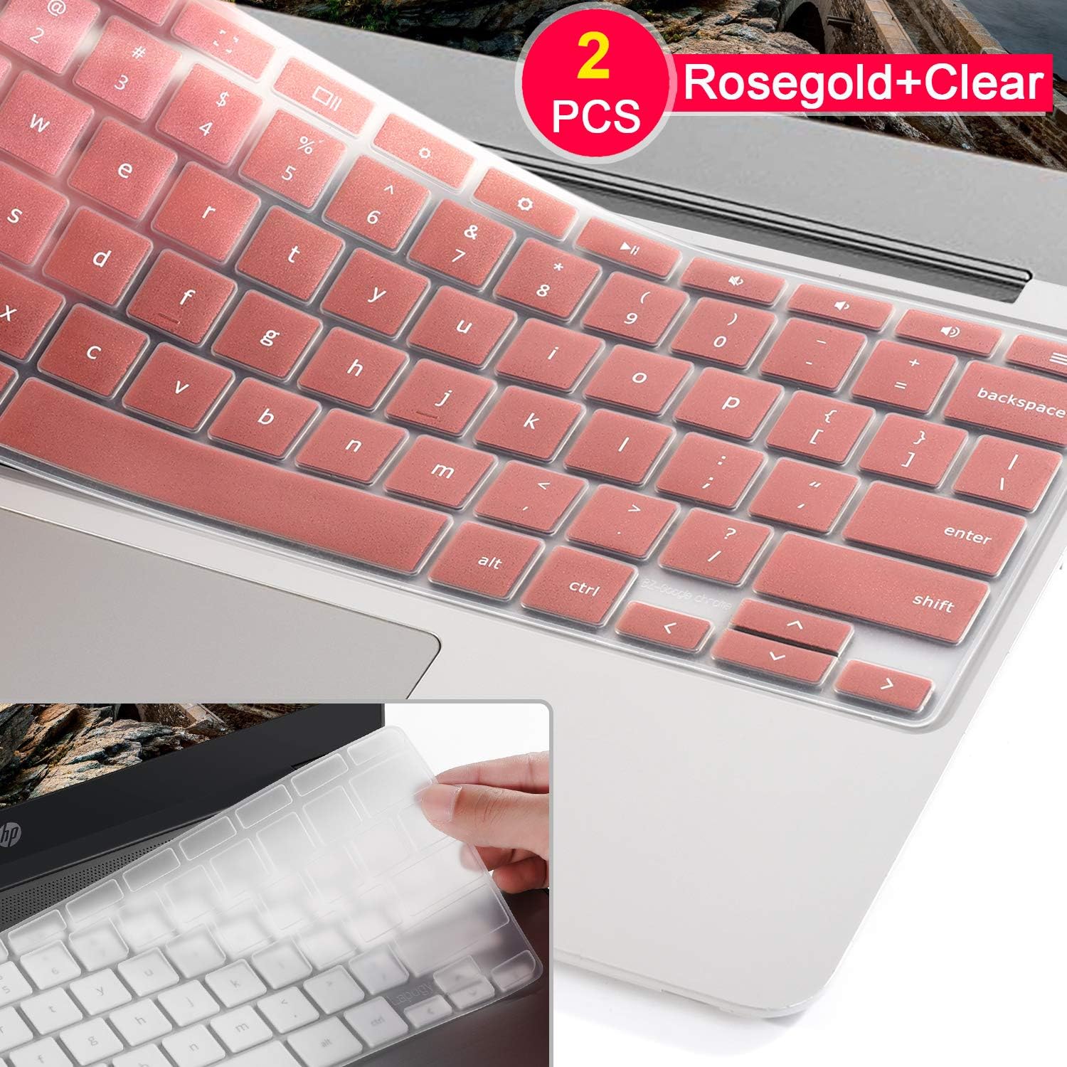 Lapogy [2 pcs] Google Pixelbook Keyboard Cover for 12.3