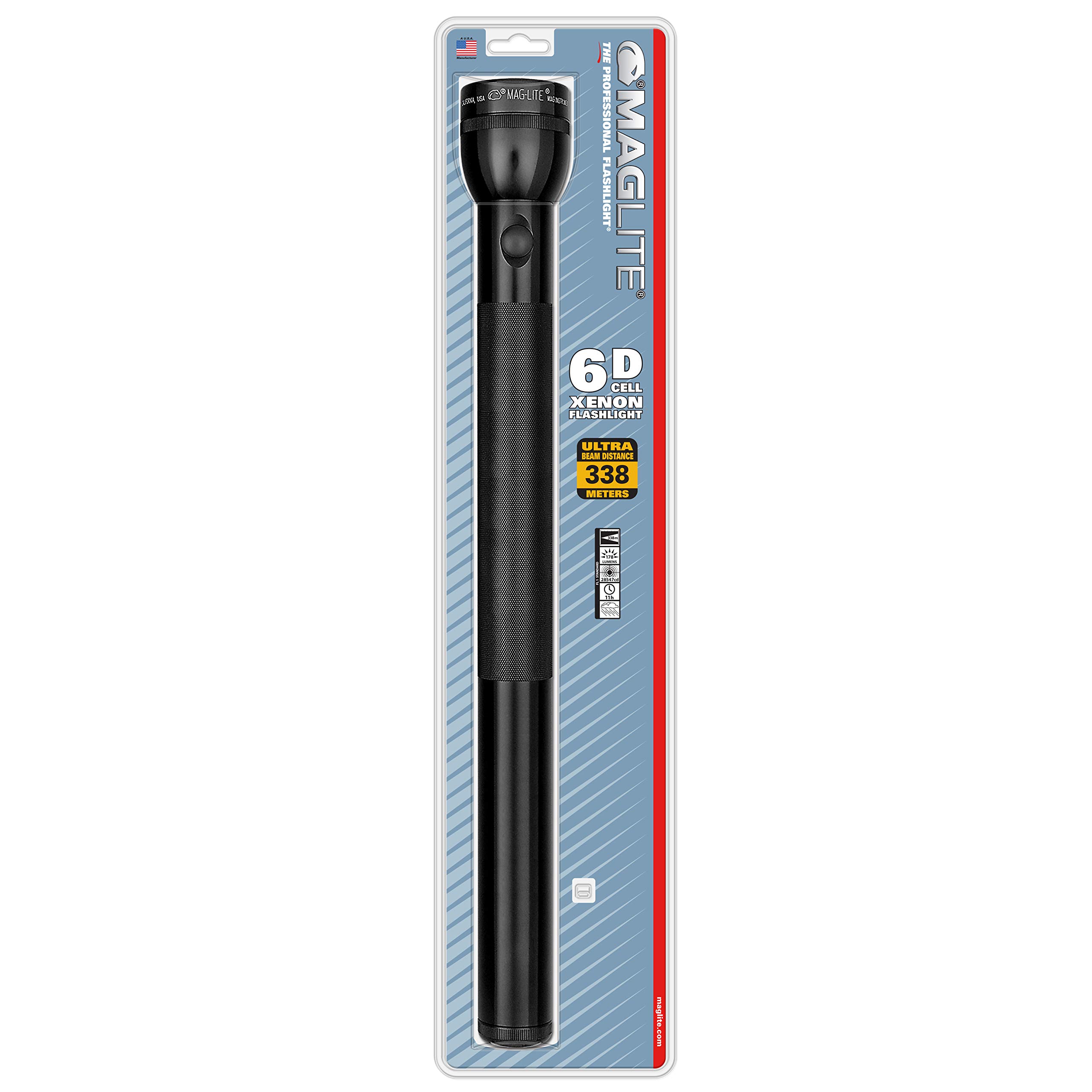 Maglite HeavyDuty Incandescent 6Cell D Flashlight, Black eBay
