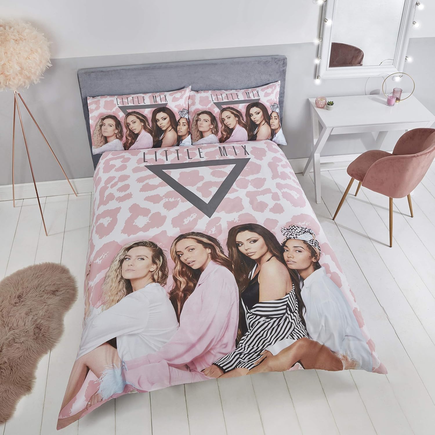 Coco Moon Little Mix Aminal Print Kids Single Or Double Bed Duvet Bedding Set Genuine Little Mix