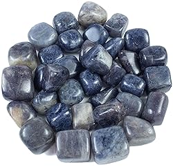 Crocon 1LB Iolite Tumbled Stones and Crystals Bulk