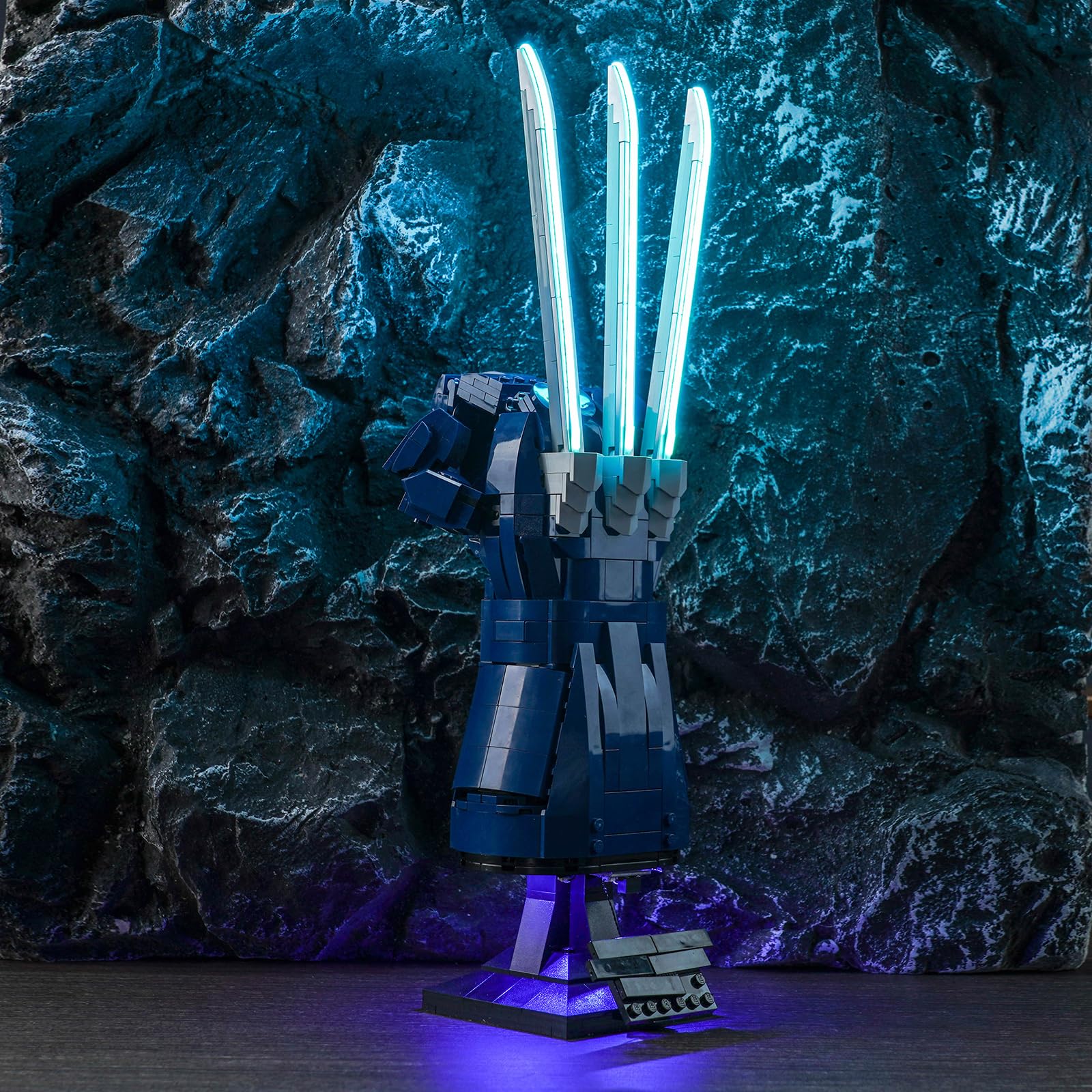 LocoLee RC Led Light Set Compatible with Lego 76250 Wolverine's Adamantium Claws Led Decoration Lighting Kit Compatible with Lego 76250 Building Blocks Model,Only Lights Set,No Model — image 1