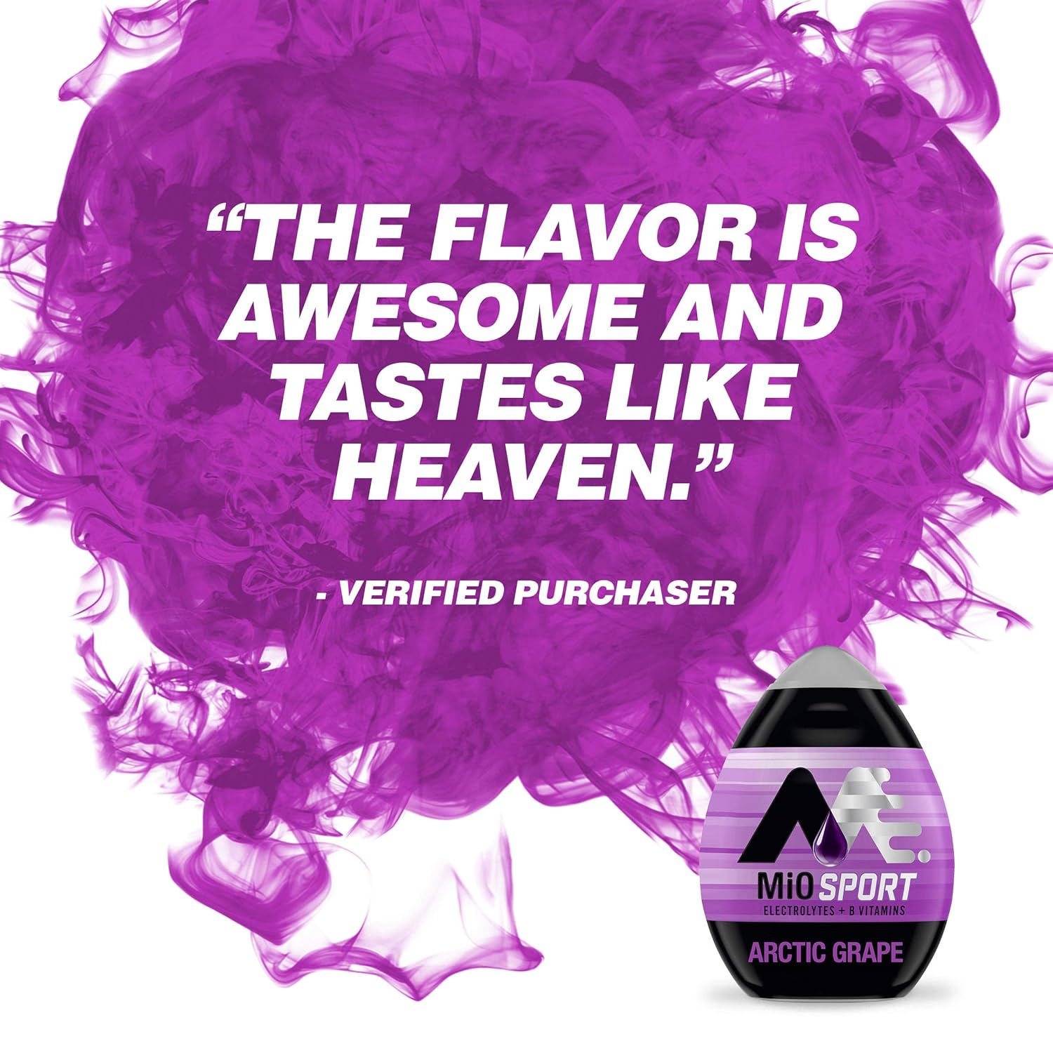 MiO Sport Arctic Grape Liquid Water Enhancer (1.62 fl oz Bottle) : Beverage Flavoring Syrup : Grocery & Gourmet Food