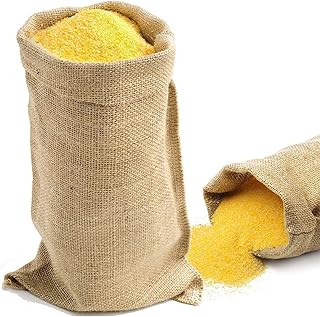 TK Gruppe Timo Klingler 10x Jutesack Beutel 20x50 cm als Kartoffelsack, Geschenkbeutel, Beutel, Stroh Sack - Winterschutz für Pflanzen & Frostschutz (10x)