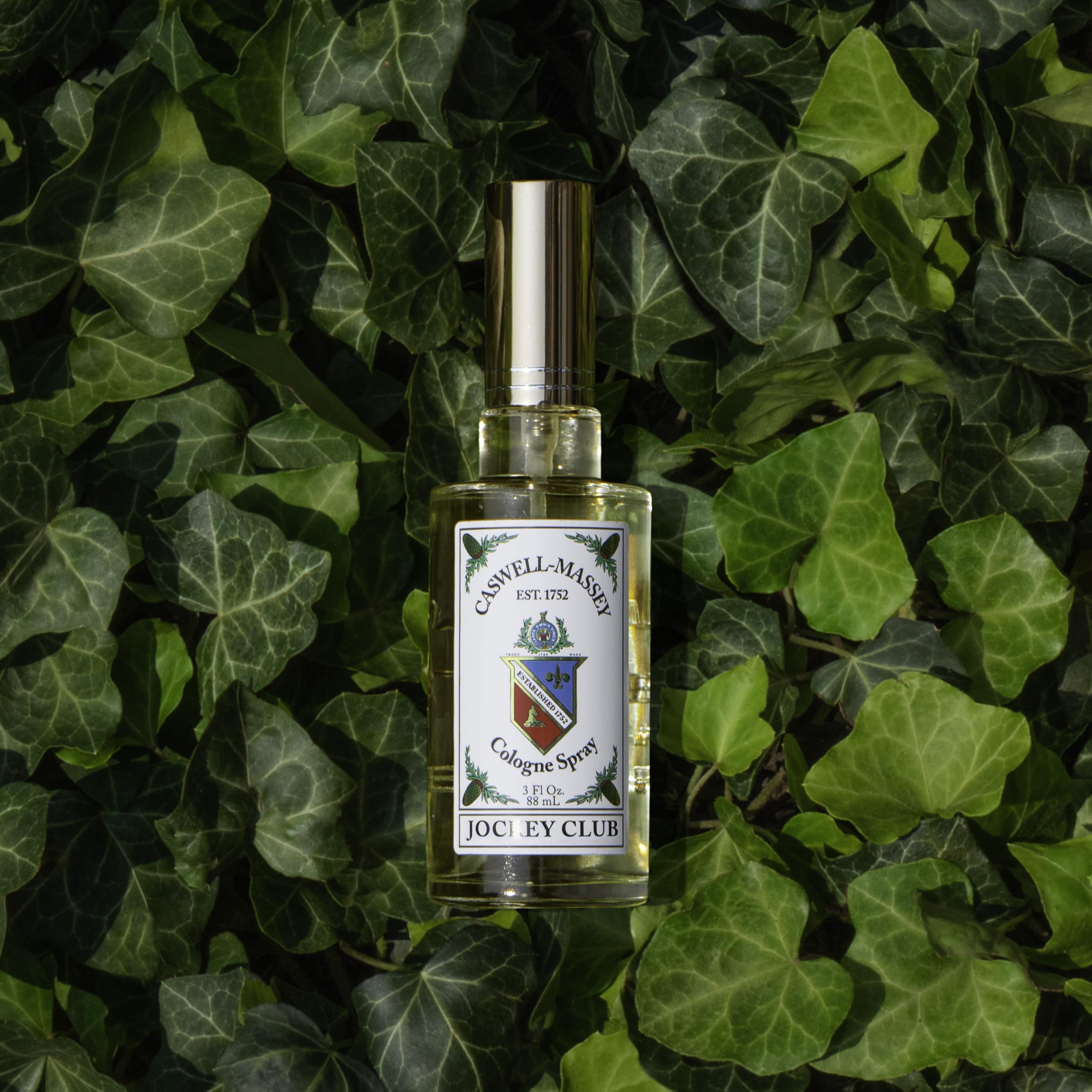 Caswell-Massey Jockey Club Cologne Spray, Aromatic Blend of Amber, Bergamot & Jasmine, Scented Cologne Spray For Men & Women, 3 Oz