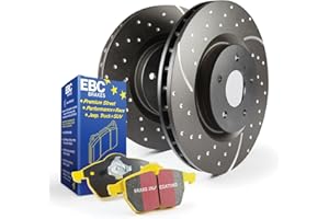 EBC S5KF1534 Stage-5 Superstreet Brake Kit, BLACK