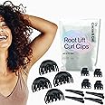 Cocoa & Cali Root Lifting Hair Clip Set for Volume at the Roots, 12 Pieces: 4 Large & 4 Mini Claw Clamps and 4 Alligator/Duckbill Clips for Curly Hair Volumizing