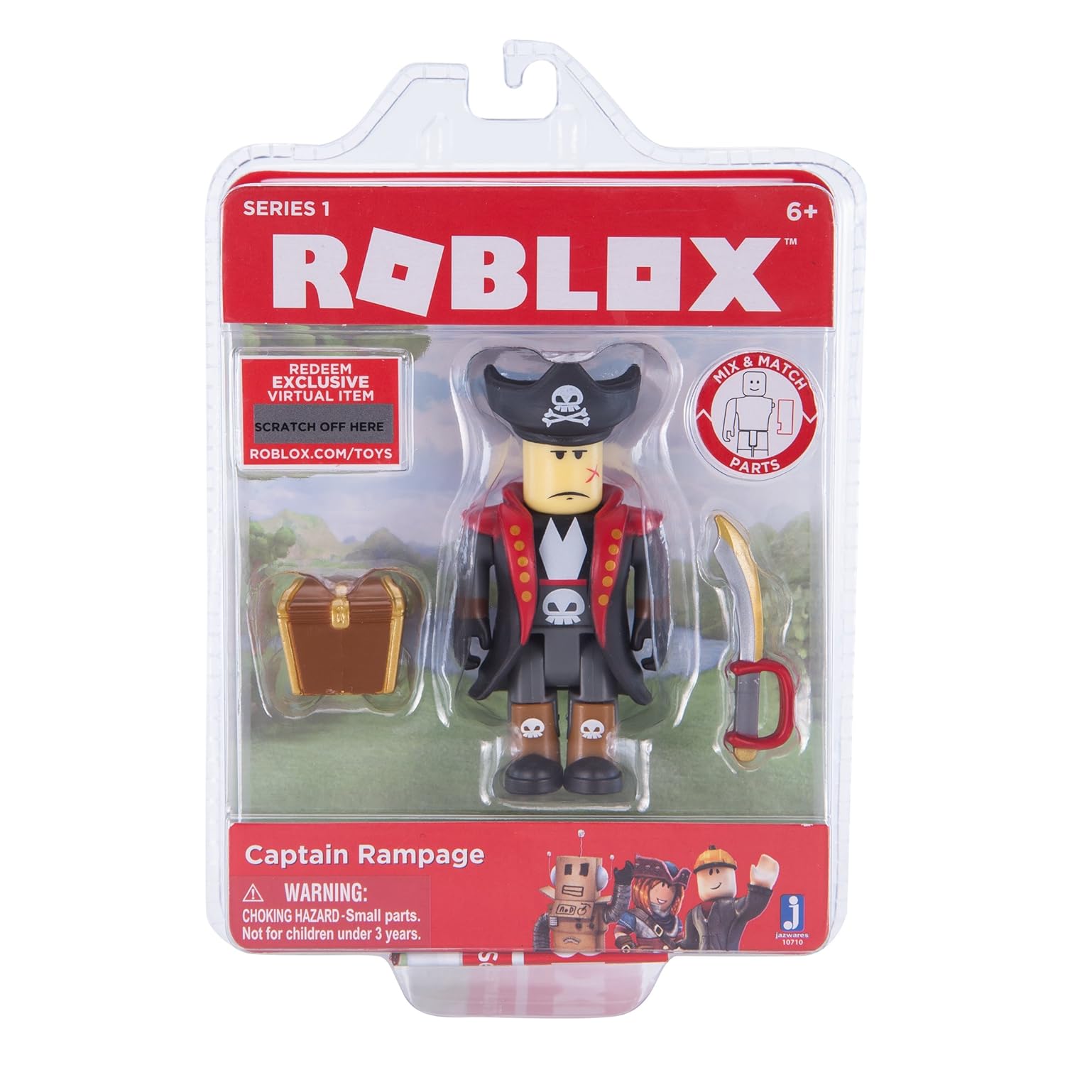 Roblox Captain Rampage Figure Pack Amazoncouk Toys Games - 