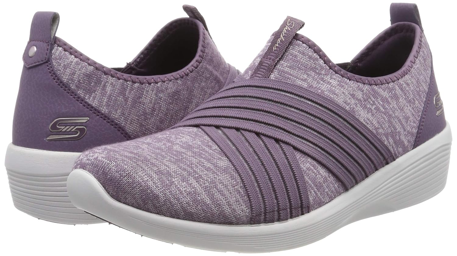 skechers blancas sin cordones