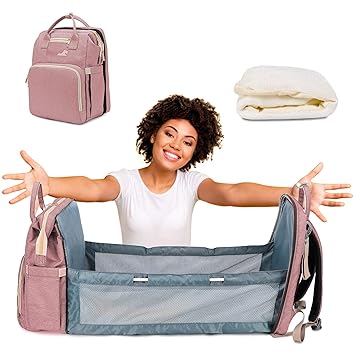 diaper bag that converts to bassinet