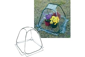 GROW GENIUS Mini Greenhouse, Versatile Greenhouses for Outdoors or Indoor Greenhouse. Pop up Greenhouse Plastic and Portable House for Year-Round Growing and Protection.