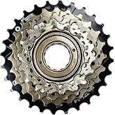 RainFlowwer 6 Speed Bike Freewheel, MF-TZ500-6 Bicycle Freewheel 14-28T Multiple Freewheel Cycling Replacement Part