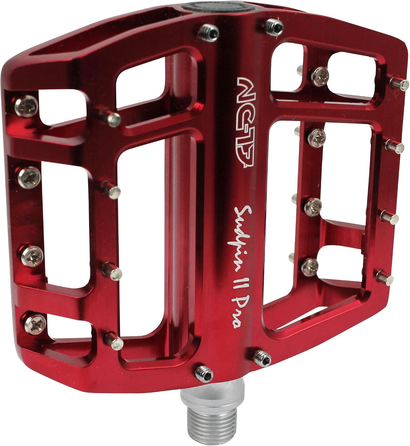 NC-17 Sudpin II Pro Aluminium Platform Pedals Cycling Pedals MTB/Mountain Bike/BMX Pedal Two Ball Bearings + Cr-Mo Axle/Includes Zpins - Image 4